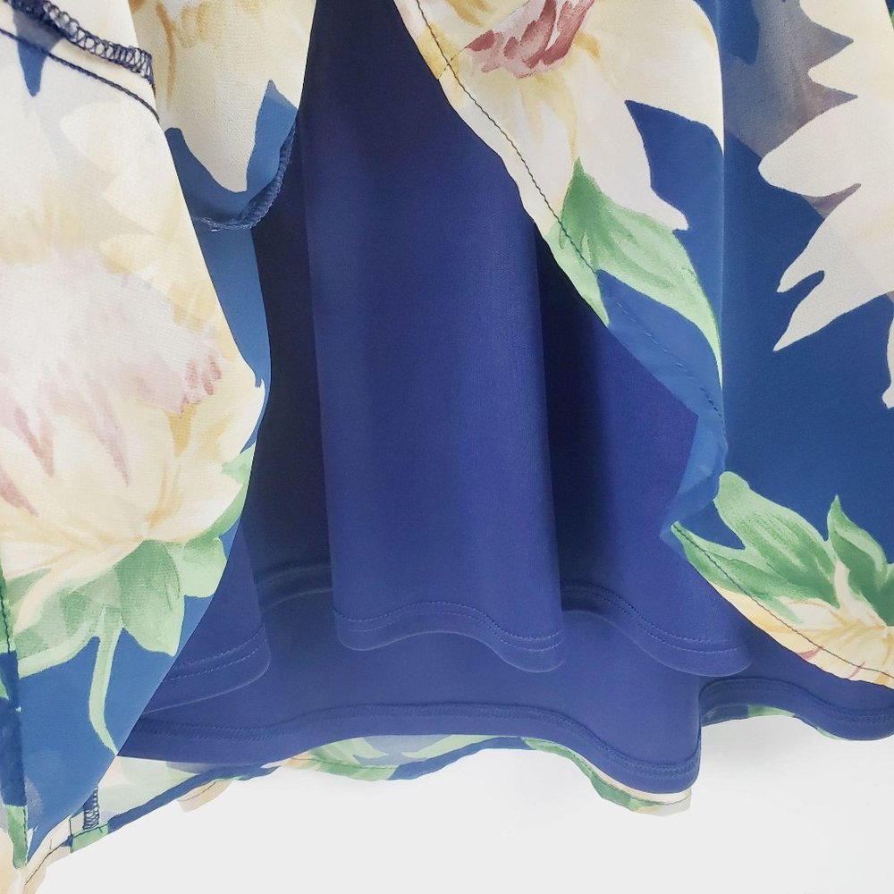 Show Me Your MuMu Mia Tunic Floral Layered Top Sz - Picture 6 of 11